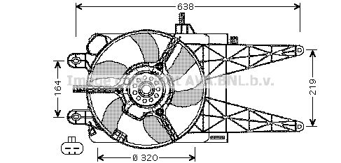 AVA QUALITY COOLING Ventilaator,mootorijahutus FT7507